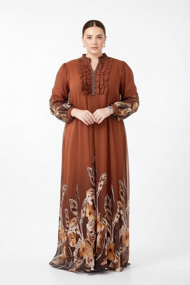 Kahverengi Rosalina - Türk Model Poz 1